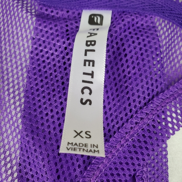 Fabletics "Mosa" Amethyst Layered Mesh Tank - Picture 9 of 13